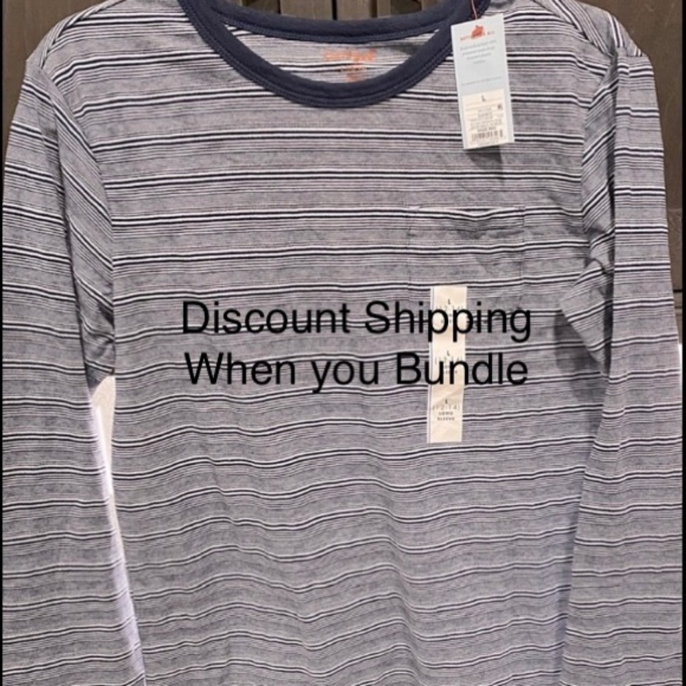 Cat & Jack Boys Long Sleeve Stripe Shirt.